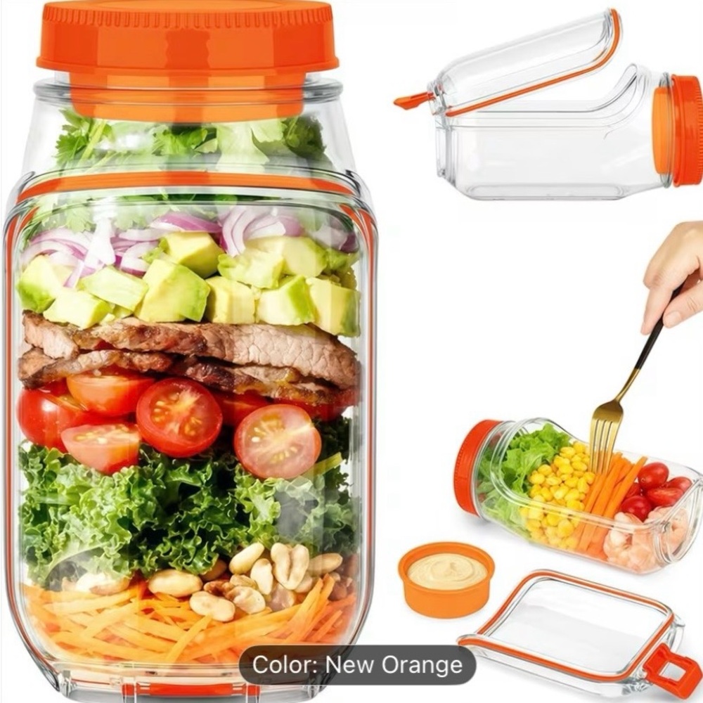 Amazon Orange Food Storage Container